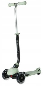 QPlay - Trotinetă pentru copii SEMA PRO 5-în-1 cu roți iluminate LED, verde