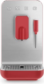 Espressor automat SMEG Collezione BCC02RDMEU, 1350 W, 19 bar, 1,4 l, 8 functii, Rasnita incorporata, Cafea boabe, Spumare lapte, Rosu
