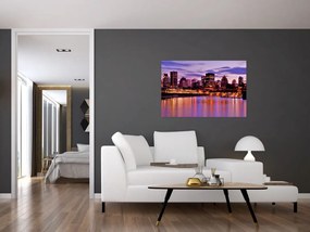Tablou orașului nocturn (90x60 cm)