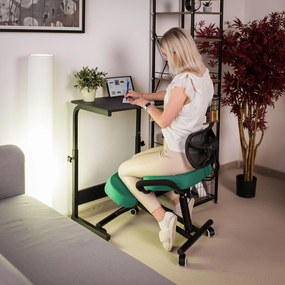 Fotoliu ergonomic de birou Rusu (verde + negru). 1040158