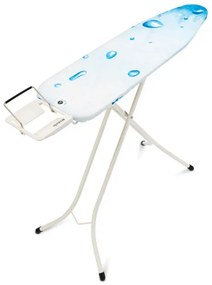 Masa de calcat Brabantia A 1003322, 110x30 cm, 7 pozitii de reglare, Suport fier de calcat, Alb/Albastru