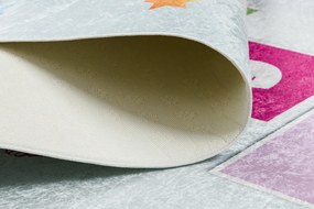 BAMBINO 1075 covor lavabil Grădină hopscotch, numere pentru copii anti-alunecare - verde - SECUNDAR-COTATI PRODUSUL
