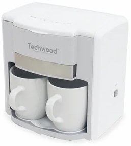 Cafetiera DUO Techwood TCA-202, 0.6L, 2 cani ceramice