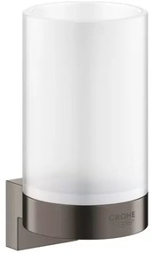 Suport Grohe Selection pentru pahar sau dozator sapun antracit periat Hard Graphite