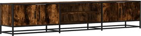 vidaXL Dulap TV, stejar fumuriu, 210x35x41 cm, lemn prelucrat