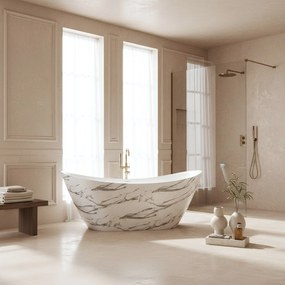 Cadă acrilică freestanding Ferrano Slim Nature 170