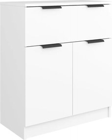 vidaXL Dulap, alb, 60x30x70 cm, lemn prelucrat