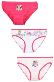 Prințesele Disney lenjerie pentru copii, chiloți 3 bucăți/pachet 6/8 ani