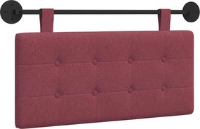vidaXL Cap de pat suspendat Roșu Vin 100 x 55 x 5 cm țesătură