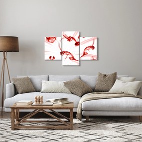 Tablou cu inima din fum (90x60 cm)