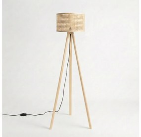 Brilagi - Lampadar LED CERIA 1xE27/60W/230V Ø 25 cm bej