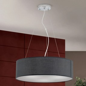 Lustra suspendata design modern Ufo 50cm gri