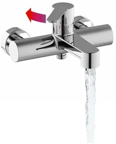 Ravak X070115 - Baterie pentru cadă PURI, crom lucios