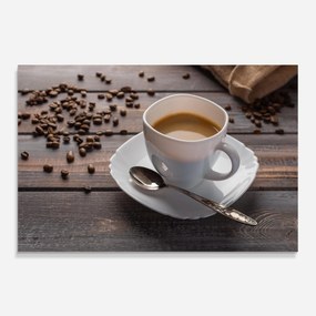 Panou Sticla Bucatarie, 60x80cm, Protectie aragaz, Antistropi, Termorezistent, Alimente, Cafea, Aroma Coffee