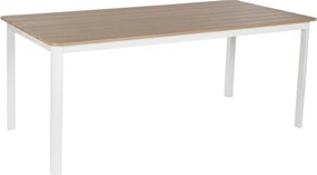 Set dining exterior din aluminiu și rășină, masă + 5 scaune