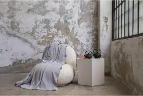 Cuvertură gri din polar, fleece 150x200 cm Pom Pom – Mijolnir