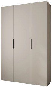 Dulap de haine 160 cm Carmela 50-4 (Cașmir + Negru). 1126835