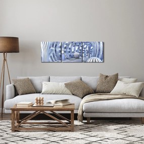 Tablou - 3D Abstract (cu ceas) (90x30 cm)