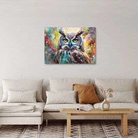 Tablou - Pictură de o bufniță (70x50 cm)
