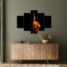 Tablou - Statuia lui Buddha de aur (150x105 cm)