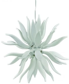 Lustra suspendata design modern LEAVES SP12 BIANCO 112268