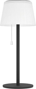 Eglo 901898 - Lampă de masă solară cu LED SCORDIANO, 2,3W/3,7V, 1800 mAh, IP44, negru
