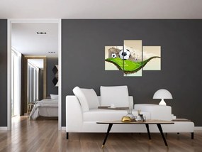 Tablou - Teren de fotbal (90x60 cm)