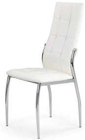 Scaun K209 piele ecologica alb