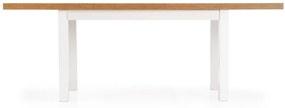Masa extensibila Tiago lancelot/alb - L 140-220 x l 80 x h 76 cm