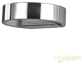 Aplica de perete LED moderna ZED AP1 ROUND CROMO 115184