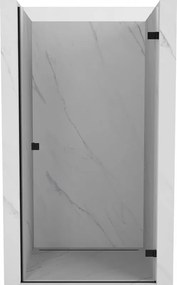 Mexen Lunar-B ușă de duș batantă dreapta 60 cm, transparentă, negru - 832-060-000-70-00-P