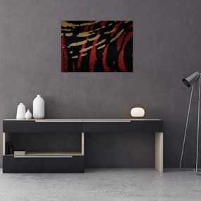 Tablou pe sticlă cu abstracție (70x50 cm)