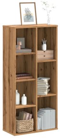 vidaXL Bibliotecă, stejar artizanal, 50x25x105 cm, lemn prelucrat