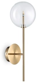 Aplica din metal design clasic EQUINOXE AP1 OTTONE 200149