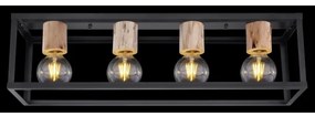Plafonieră Globo 15476-4D HAGAR 4xE27/60W/230V