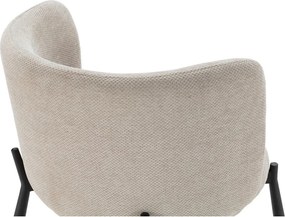 Set de scaune de sufragerie bej 2 buc. tapițat Ginny – MOME