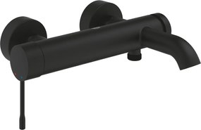 Baterie cada - dus Grohe Essence negru mat Phantom Black
