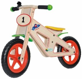 Bicicleta de antrenament din lemn WOODY 93021