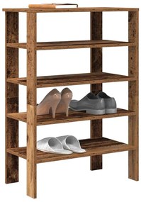 vidaXL Pantofar, Lemn vechi, 61x32x87,5 cm, lemn compozit