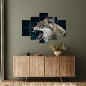 Tablou cu lup (150x105 cm)
