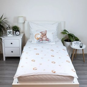 Lenjerie de pat pentru copii din bumbac pentru pătuț 100x135 cm Medvídek "Cute" – Jerry Fabrics