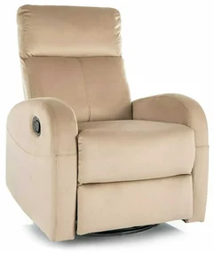 Scaun reclinabil Olimp Velvet, bej