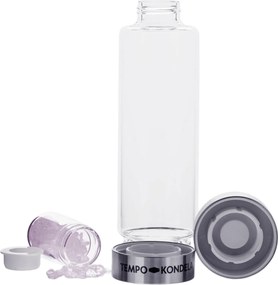 TEMPO-KONDELA CRYSTAL, flacon de sticlă cu cristale roz, 500 ml