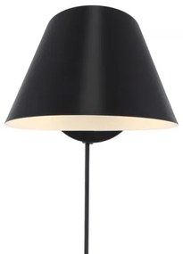Nordlux - Aplica de perete STAY 1xE27/60W/230V neagră
