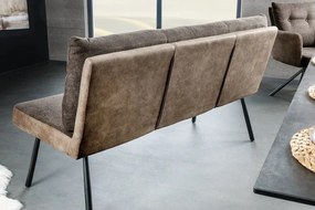Bancheta moderna BIG GEORGE 160cm maro taupe