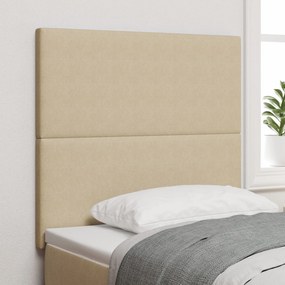 vidaXL Tăblie cap Manual gri verde deschis 90 cm Țesătură cu dungi