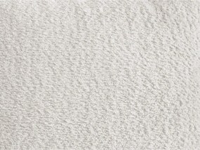 Taburet alb cu tapițerie din țesătură bouclé Roxelane – Bobochic Paris