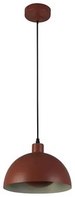 Searchlight 35411OR - Pendul pe cablu MARS 1xE27/60W/230V Ø 40 cm, culoare cărămizie
