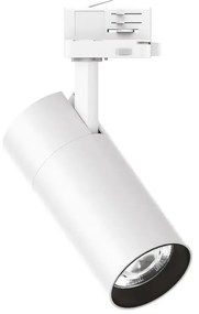 Spot directionabil pentru sina Link QUICK 28W CRI90 3000K ON-OFF WH