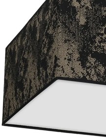 Plafonieră SATINO 2xE27/60W/230V neagră/aurie